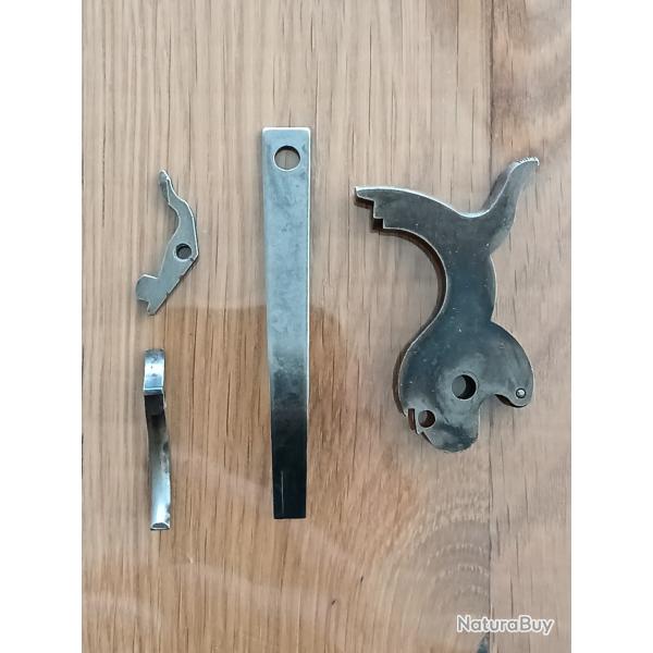 LOT PIECES JASPEES REVOLVER POUDRE NOIRE NAVY 1861