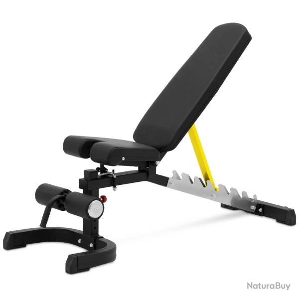 Banc de musculation capacit� de charge jusqu'� 150 kg r�glable inclinaison de 80 180 � pliable pu a