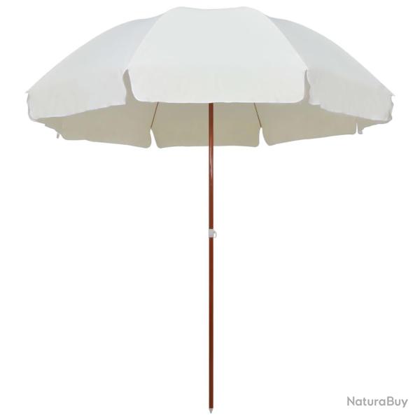 Parasol avec m�t en acier 300 cm sable 02_0008104