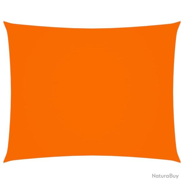 Voile toile d'ombrage parasol tissu oxford rectangulaire 6 x 7 m orange 02_0009739