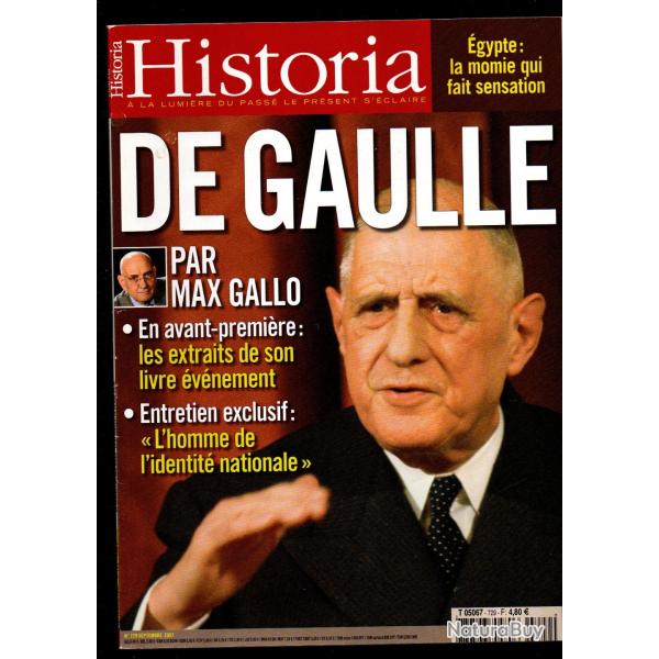 historia n�729 de gaulle, successions, hatshepsout, la rochelle martyris�e, cour des comptes