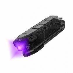 Mini lampe ultraviolet rechargeable porte-cl&eacute;s noir 500mW / 365nm - Nitecore