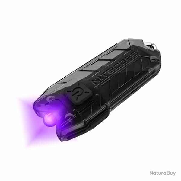 Mini lampe ultraviolet rechargeable porte-cl�s noir 500mW / 365nm - Nitecore