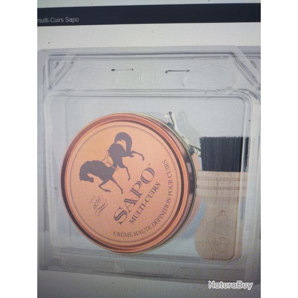 Beaume multi cuir sapo 100ml et brosse
