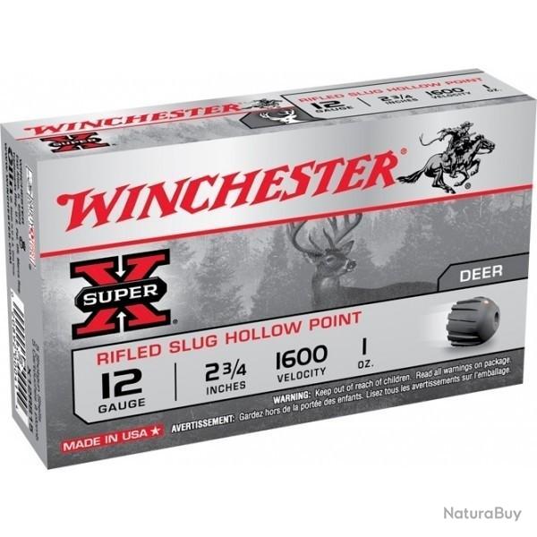 CARTOUCHES WINCHESTER SLUG SUPER X 12/70 /5