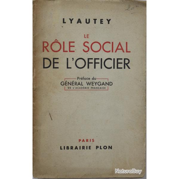 Livre Le rle sociale de l'officier par Lyautey