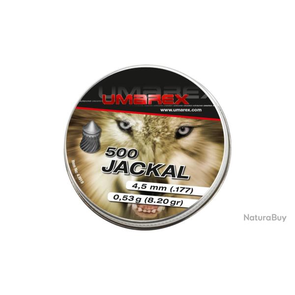 Munition  air comprim Umarex JACKAL POINTU CAL 4.5 MM 0.53 G X500 Plomb.177