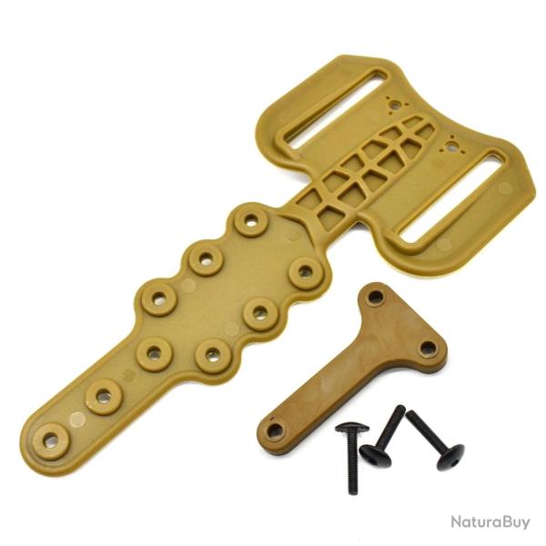 Adaptateur jambe Glock 17 19 M9 1911 REDHUNT - Marron