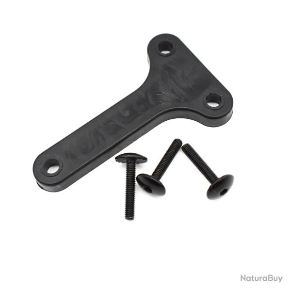 Adaptateur jambe Glock 17 19 M9 1911 REDHUNT - T Noir