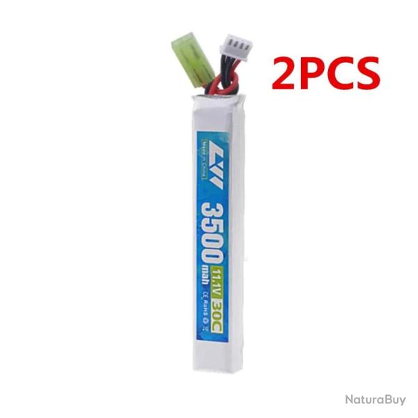 Batterie LiPo 11.1V 3S 3500mAh 30C GAOLAG - 2pcs Small tamiya
