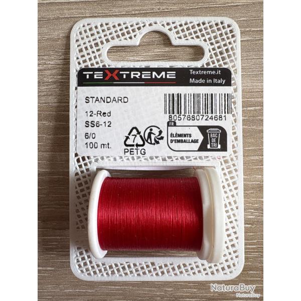 Fil de Montage Textreme Standard taille 6/100-100 M�tres Red