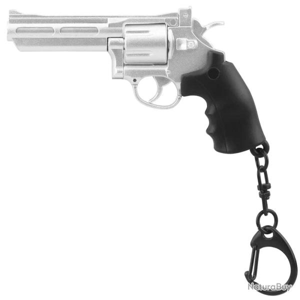 Porte-cl�s revolver 1:4 avec magazine - Argent