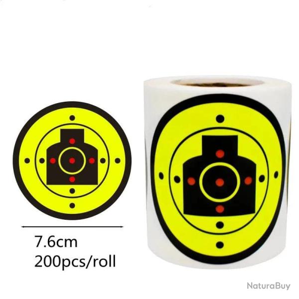 Cible r�active Arina Bullseye 200 pcs - A