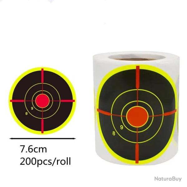 Cible r�active Arina Bullseye 200 pcs - B