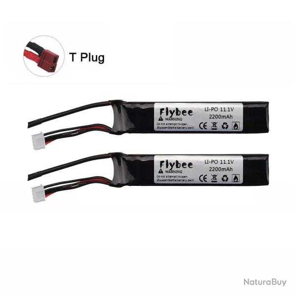 Batterie Lipo 3S 11.1V 2200mAh 35C AKKU - 2pcs battery