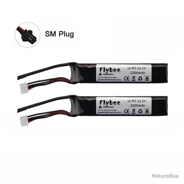 Batterie Lipo 3S 11.1V 2200mAh 35C AKKU - 2pcs battery 2