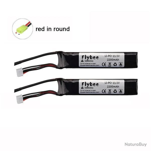 Batterie Lipo 3S 11.1V 2200mAh 35C AKKU - 2pcs battery 3