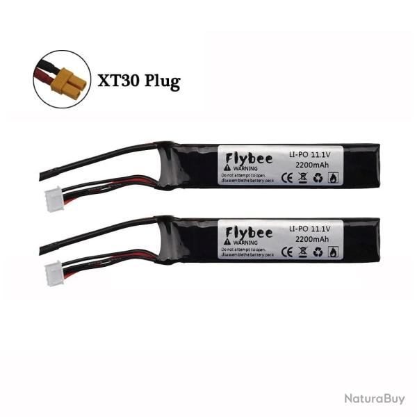 Batterie Lipo 3S 11.1V 2200mAh 35C AKKU - 2pcs battery 4