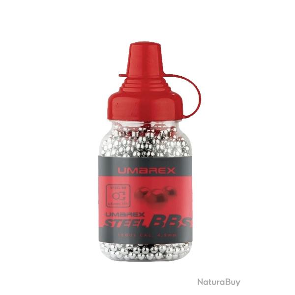 Munition  air comprim Bille UMAREX BB STEEL 4.5 MM 0.35G X1500