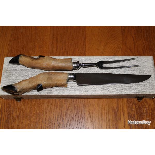 service  dcouper en acier inox marque  NOGENT dans son ui d'origine