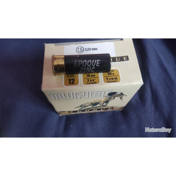 Cartouche calibre 12 tunet poque