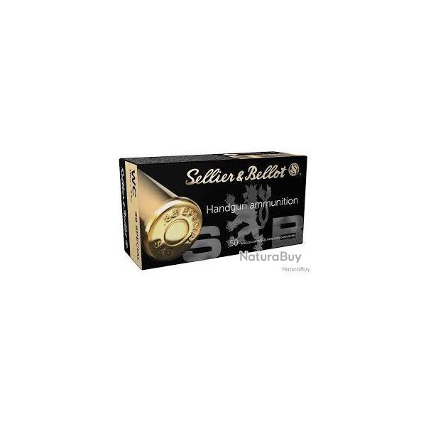 Cartouches SELLIER & BELLOT calibre 9mm luger/ 9mm para/ 9x19 124grs 8g x50