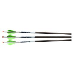 Fl&egrave;ches Arbal&egrave;te Excalibur - Proflight Carbone 18" - Encoche lumineuse / Pack de 3