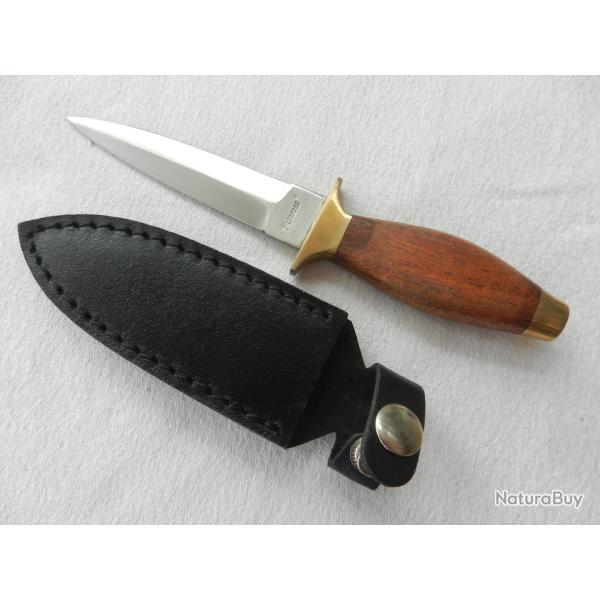 petite dague de chasse/ couteau de botte L�opard 19 cm avec son �tui