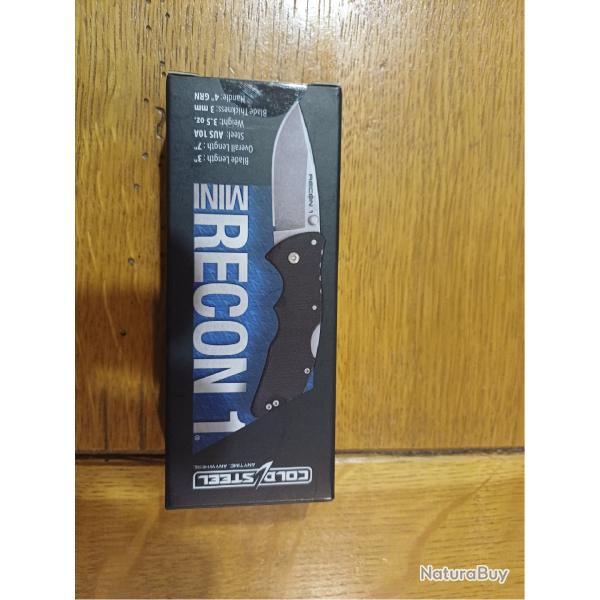 Couteau cold steel mini recon 1 tat neuf