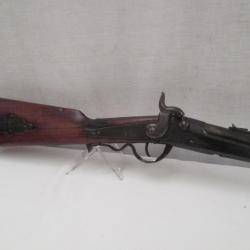 belle carabine de selle  gallager calibre 54 cartouche m&eacute;tallique  ou papier   a poudre noire