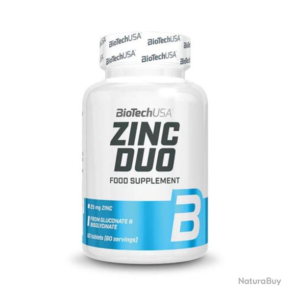BIOTECH Zinc Duo - 60 comprim�s
