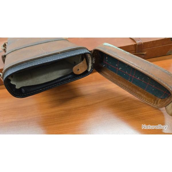 ETUI JAMBON ANCIEN EN CUIR