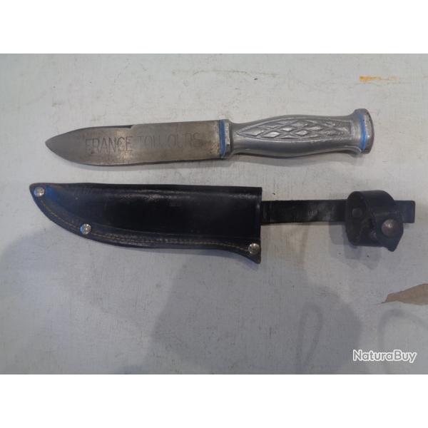 Couteau, poignard des Chantiers de Jeunesse avec devise "FRANCE TOUJOURS" France ann�es 40. WW.2