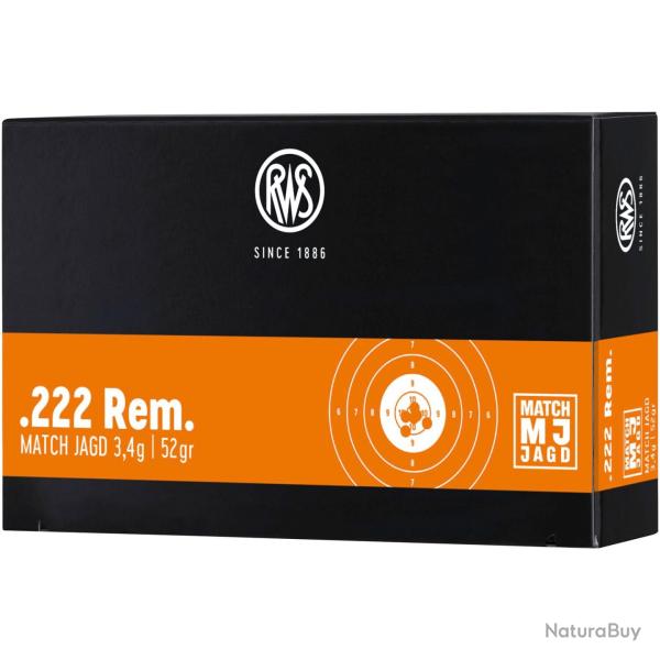 .222 Rem., Match Jagd (3,37gr) (Calibre: .222 Rem.)
