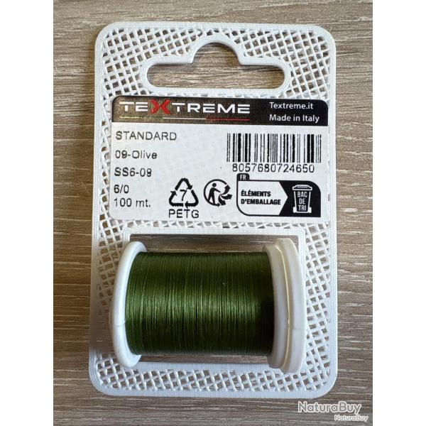 Fil de Montage Textreme Standard taille 6/100-100 M�tres olive