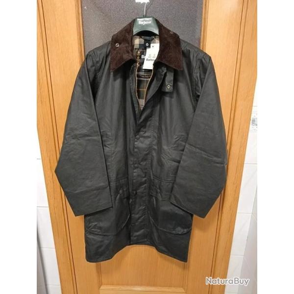veste cire Border Barbour sage green S