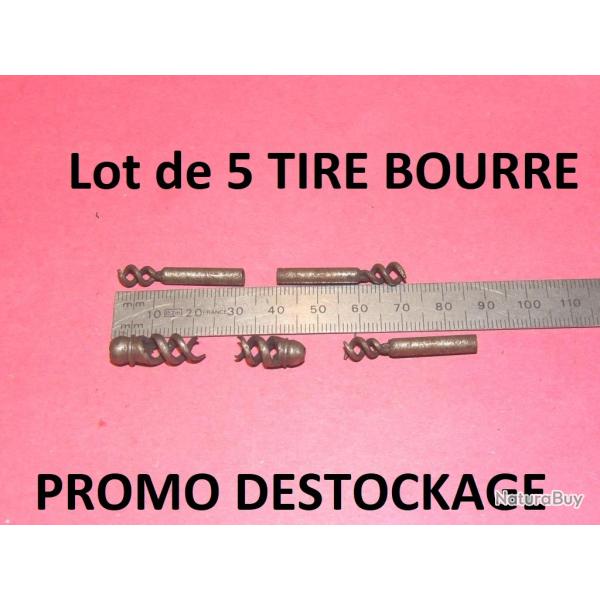 Lot de 5 tire bourre 1840 arm�e � 25.00 Euros !!! - VENDU PAR JEPERCUTE (D23B1008)