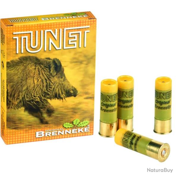 Cartouches Tunet Brenneke Calibre 20/67 Bourre Grasse