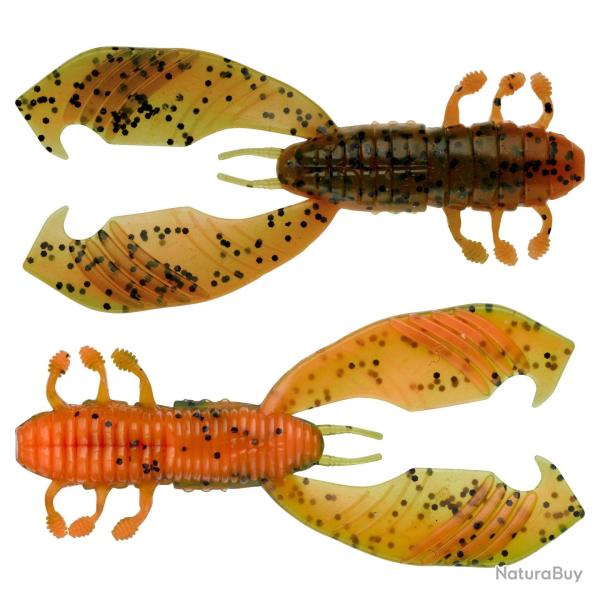 Leurre Souple Gunki Boogie Craw VIB 75 7,5cm 4,4g par 5 Watermelon Orange