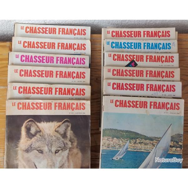 LE CHASSEUR FRANCAIS , anne complte 1968