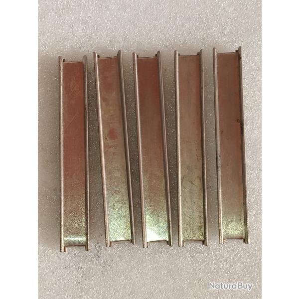 Lot 5 Lames clip chargeur pistolet Steyr 1912