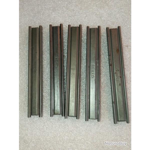 5 Lames clip chargeur pistolet Steyr 1912