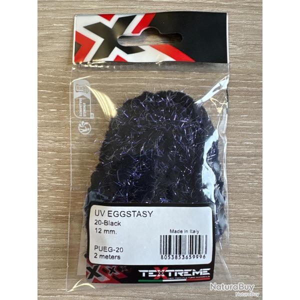 Chenilles Textreme UV eggstasy 12mm black