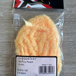 Chenilles Textreme UV eggstasy 12mm Fluo peach