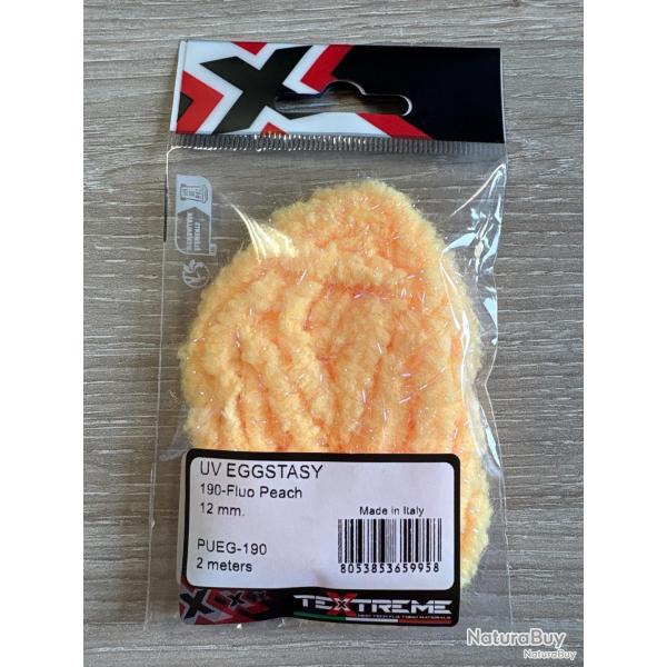 Chenilles Textreme UV eggstasy 12mm Fluo peach