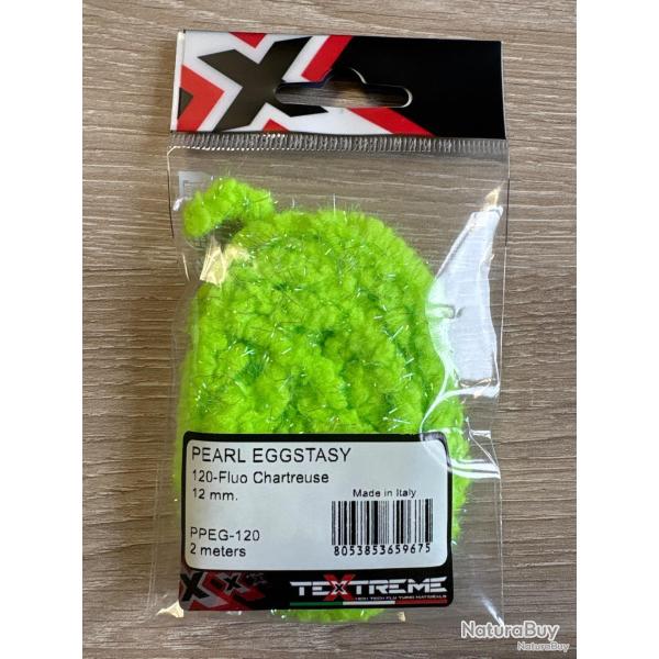 Chenilles Textreme pearl eggstasy 12mm chartreuse