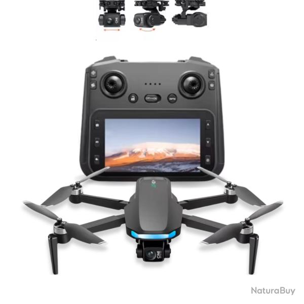 PROMO - Drone GPS 5G 8K HD Camra EIS, Cardan 3 Axes, Autonomie 30min, Pliable, Moteurs Sans Balais