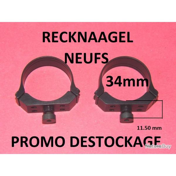colliers RECKNAGEL diamtre 34mm hauteur 2.50mm ref 2460-3402 - VENDU PAR JEPERCUTE (D22E560)