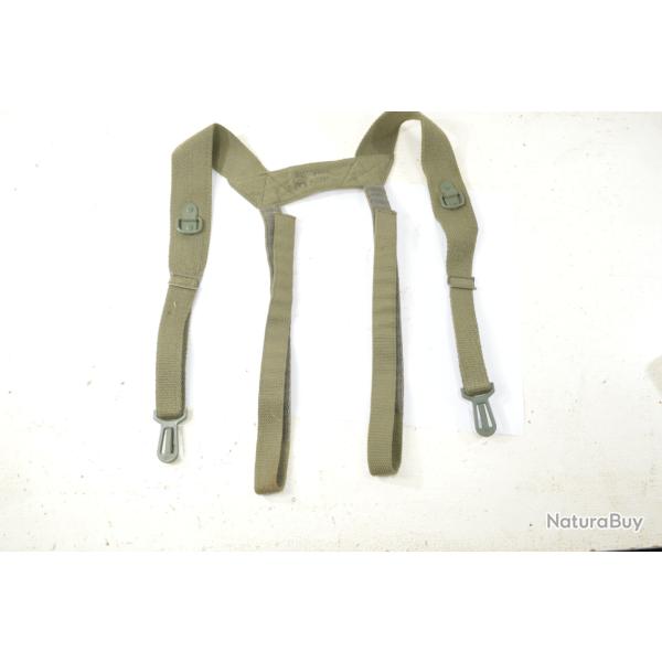 Brelage militaire Arm�e Fran�aise ann�es 1980 - 1990. Bretelles de suspension, surplus militaire