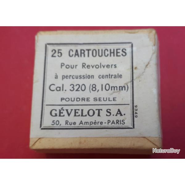 Boite vide cartouches 320 Gevelot Poudre seule N9345
